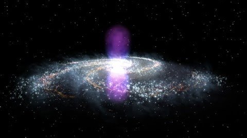 Cahaya Misterius Muncul di Pusat Antariksa