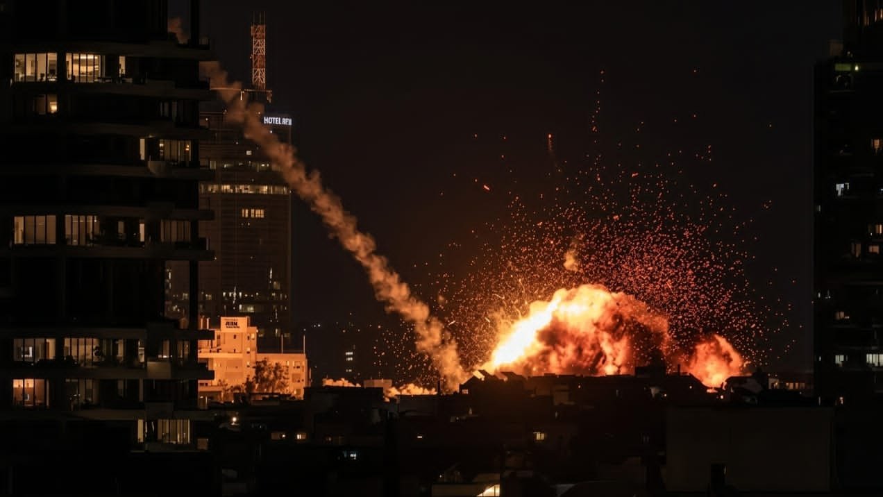 Serangan Rudal Iran Hantam Kota Bnei Brak