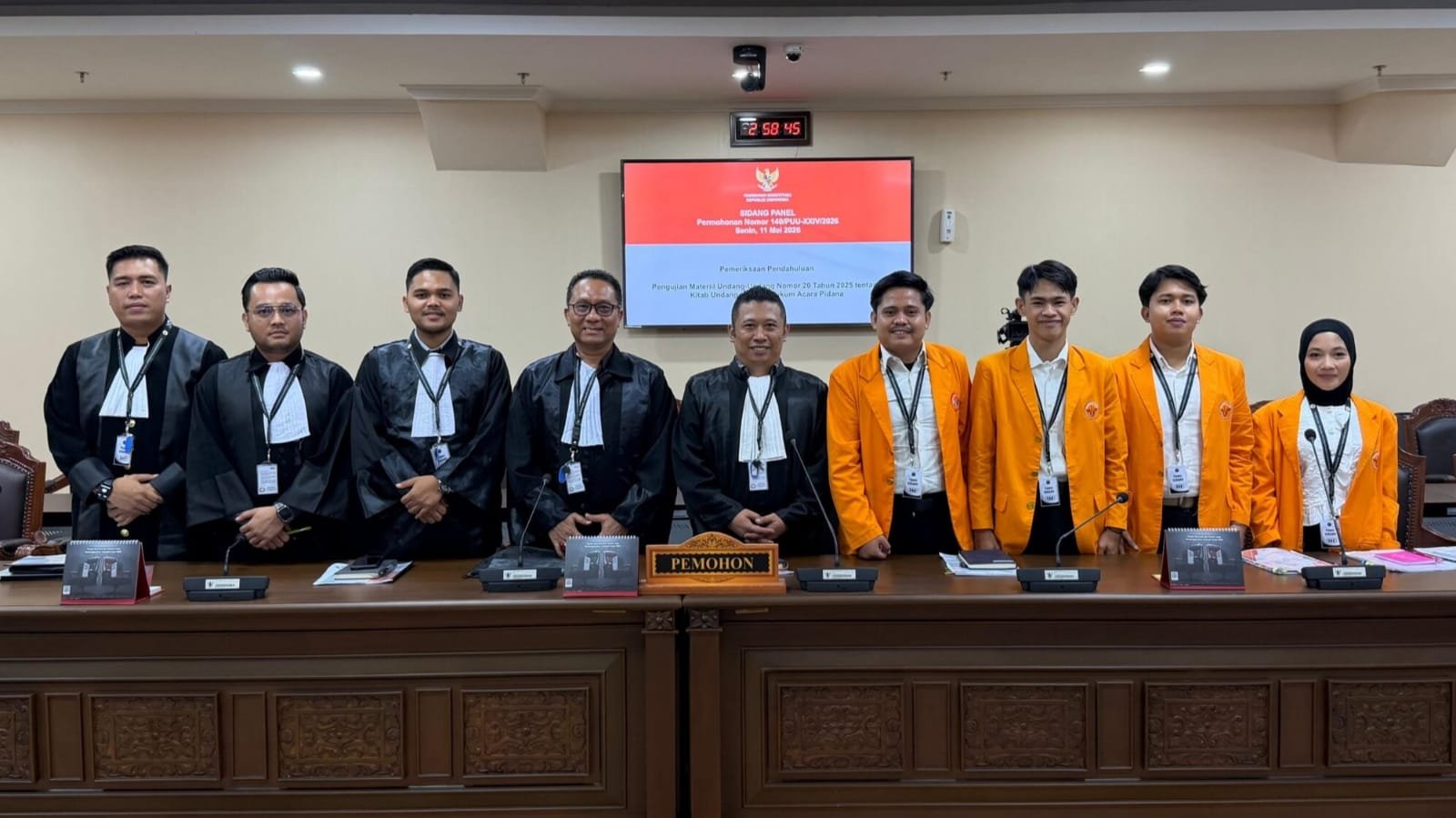 Mahasiswa UNJA Gugat KUHAP ke MK